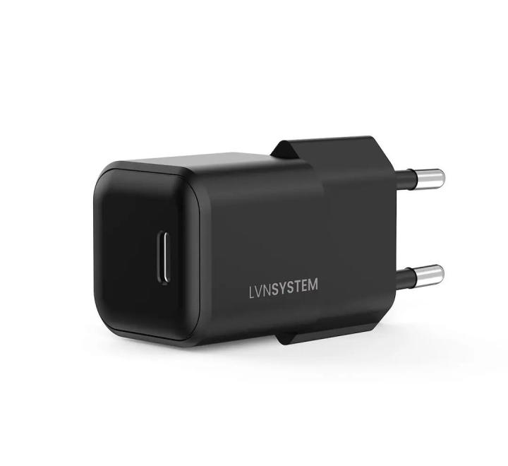 Încărcător USB-C GaN 20W, PD, PPS, Compact, Negru