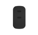Încărcător USB-C GaN 45W, 2 Porturi, PD, PPS, Compact, Negru