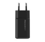Încărcător USB-C GaN 65W, 2 Porturi USB-C, 1 USB-A 18W, PD, PPS, Compact, Negru