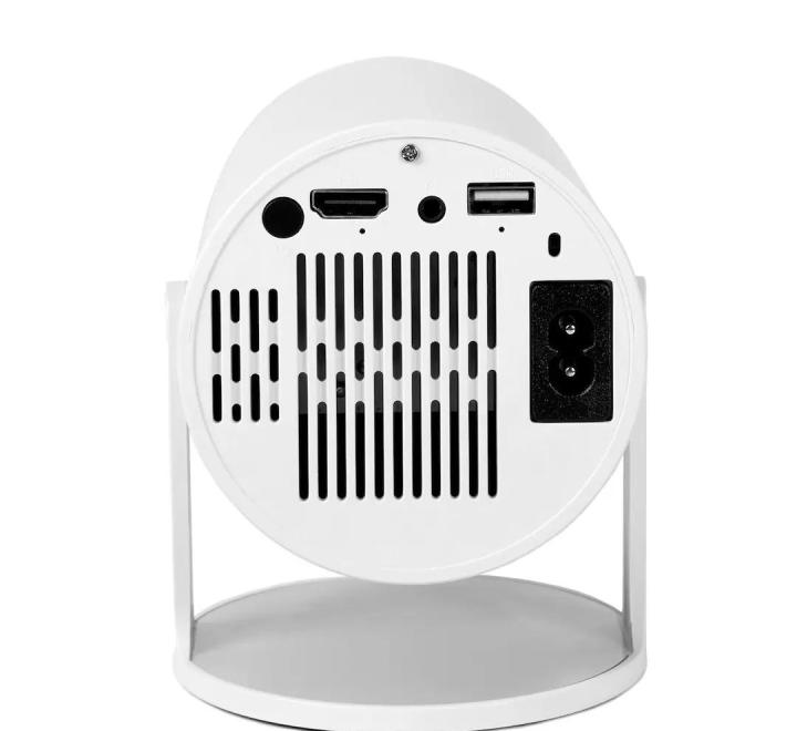 Proiector Smart Android P720, WiFi 5GHz, Bluetooth, 36–120“, HD 720p, Corecție Automată, Rotire 180°, Alb