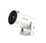 Proiector Smart Android P720, WiFi 5GHz, Bluetooth, 36–120“, HD 720p, Corecție Automată, Rotire 180°, Alb