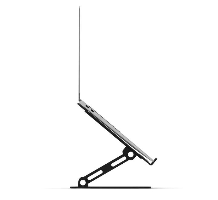 Suport Laptop, Reglabil 2,2-27 cm, Oțel, Negru