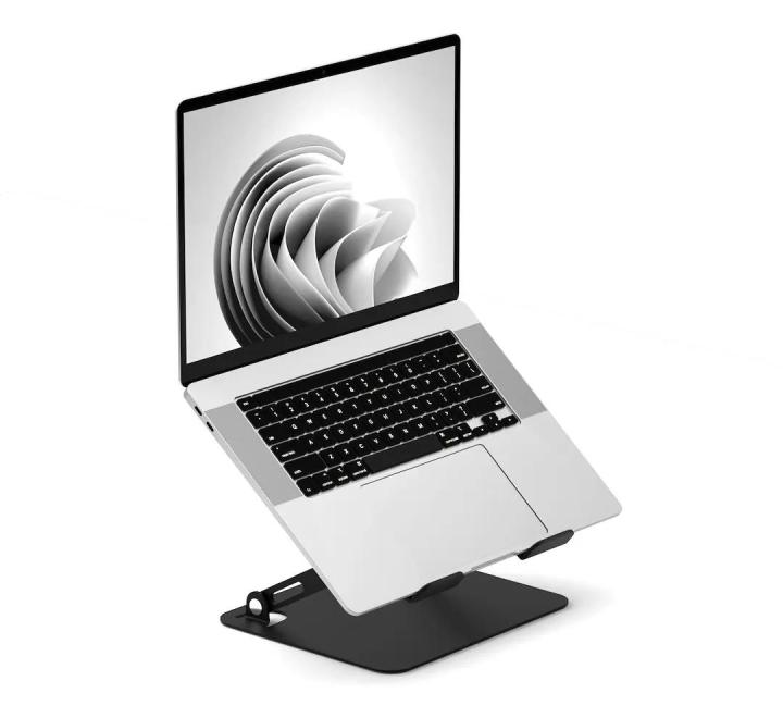 Suport Laptop, Reglabil 2,2-27 cm, Oțel, Negru