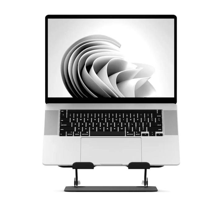 Suport Laptop, Reglabil 2,2-27 cm, Oțel, Negru