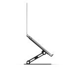 Suport Laptop, Reglabil 2,2-27 cm, Oțel, Negru