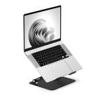 Suport Laptop, Reglabil 2,2-27 cm, Oțel, Negru
