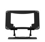 Suport Laptop Rotativ, Reglabil 2,5-22 cm, Oțel, Negru