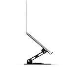 Suport Laptop Rotativ, Reglabil 2,5-22 cm, Oțel, Negru