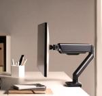 Suport Monitor M1 Pro, cu Arc Gazos, Reglabil, 75x75/100x100, Negru