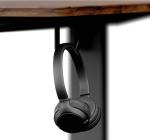 Birou cu Înălțime Reglabilă Electric, Blat 120x60cm, Negru/Rustic