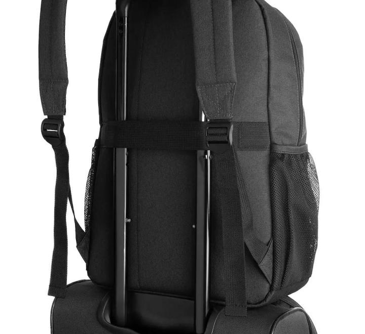 Rucsac Laptop, 100% Poliester Impermeabil, Compartimente Multiple, Negru