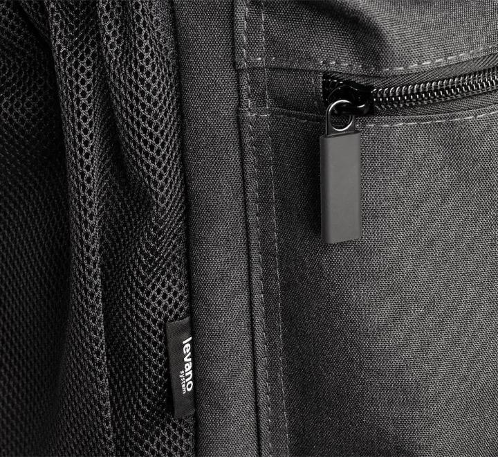 Rucsac Laptop, 100% Poliester Impermeabil, Compartimente Multiple, Negru