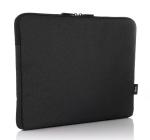 Husă Laptop, 100% Poliester, Fermoar Dublu, Negru