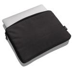 Husă Laptop, 100% Poliester, Fermoar Dublu, Negru