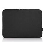 Husă Laptop, 100% Poliester, Fermoar Dublu, Negru