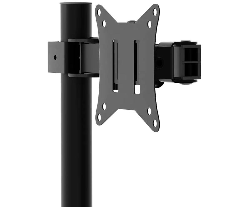 Suport Monitor Reglabil 360°, Capacitate 9 kg, Negru, 75x75/100x100mm