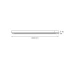 Șină Magnetică Aplicată 20mm, Negru, 1000mm