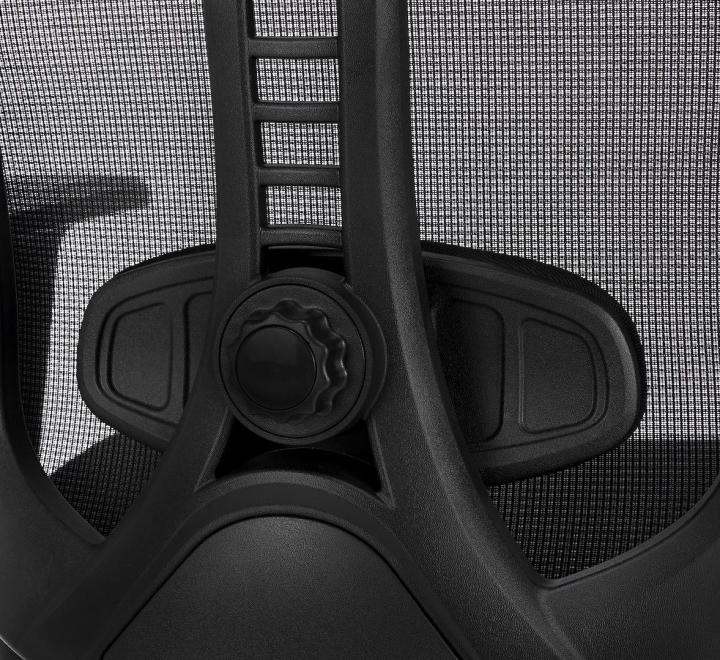Scaun de Birou Ergonomic, Reglabil, LVN System Ergo Essential, Negru