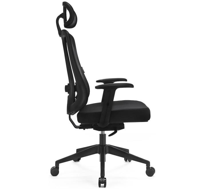 Scaun de Birou Ergonomic, Reglabil, LVN System Ergo Essential, Negru