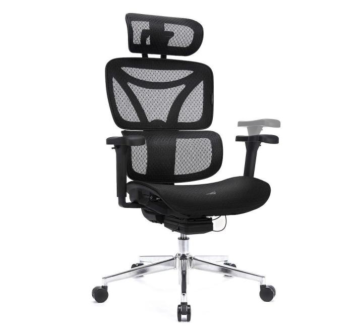 Scaun de Birou Ergonomic, Reglabil, LVN System Control Pro, Negru