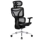 Scaun de Birou Ergonomic, Reglabil, LVN System Control Pro, Negru