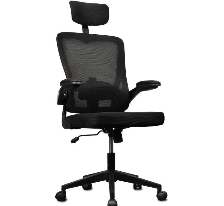 Scaun de Birou Ergonomic, Reglabil, LVN System Ergo Lite, Negru