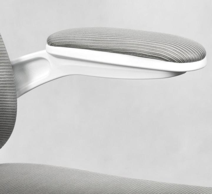 Scaun de Birou Ergonomic, Reglabil, LVN System Ergo Lite, Alb