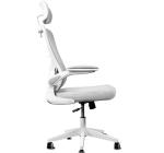 Scaun de Birou Ergonomic, Reglabil, LVN System Ergo Lite, Alb