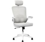 Scaun de Birou Ergonomic, Reglabil, LVN System Ergo Lite, Alb