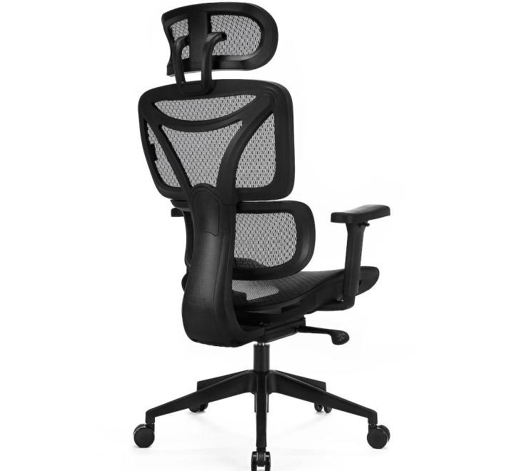 Scaun de Birou Ergonomic, Reglabil, LVN System Control Series, Negru