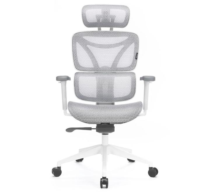 Scaun de Birou Ergonomic, Reglabil, LVN System Control Series, Alb
