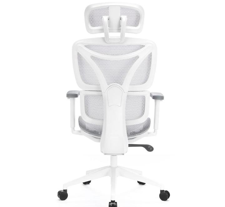 Scaun de Birou Ergonomic, Reglabil, LVN System Control Series, Alb