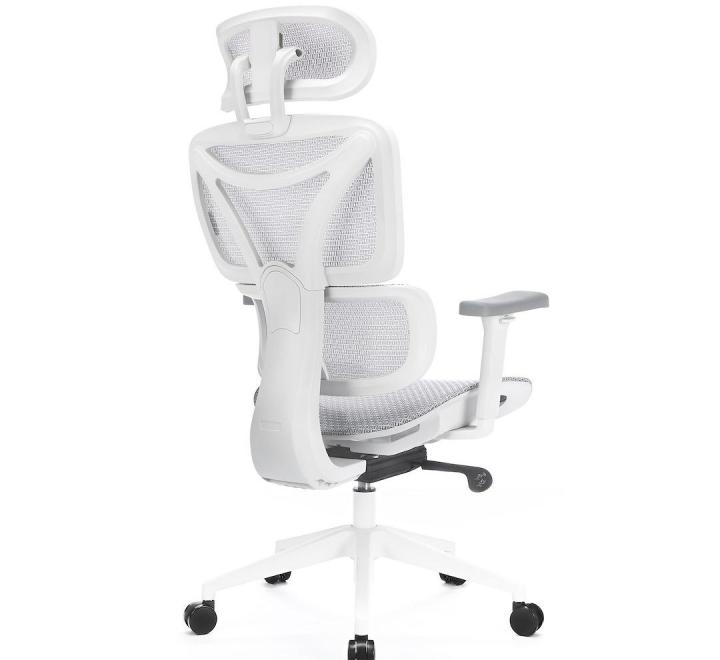 Scaun de Birou Ergonomic, Reglabil, LVN System Control Series, Alb