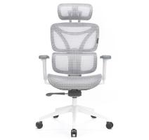 Scaun de Birou Ergonomic, Reglabil, LVN System Control Series, Alb