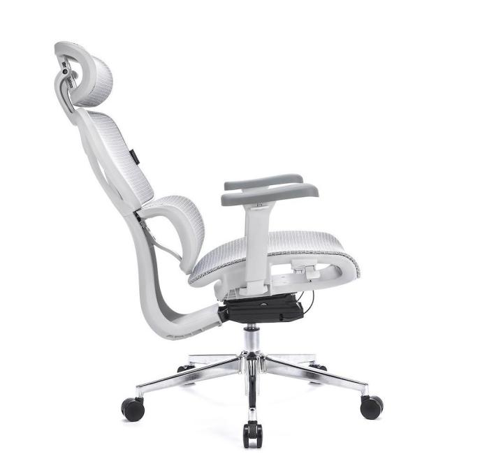 Scaun de Birou Ergonomic, Reglabil, LVN System Control Pro, Alb
