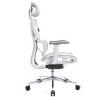Scaun de Birou Ergonomic, Reglabil, LVN System Control Pro, Alb