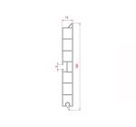 PLINTA H=100 NEGRU MAT - 4M