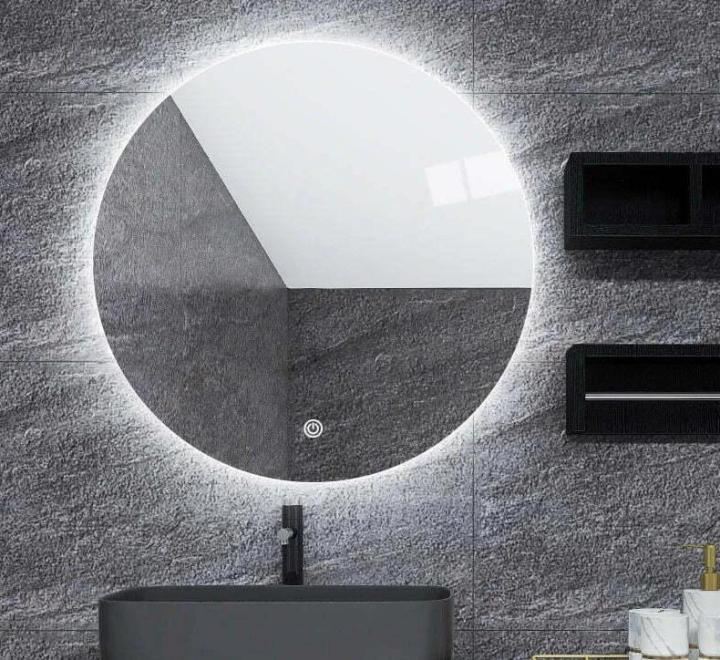 Oglindă LED, lumină reglabilă, dezaburire, 2 db bluetooth, 100cm