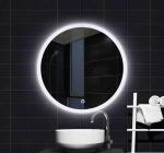 Oglindă LED, lumină reglabilă, dezaburire, 2 db bluetooth, 80cm
