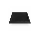 Cădiță de duș STONE 90x90 cm - Marmură Turnată, Negru Mat
