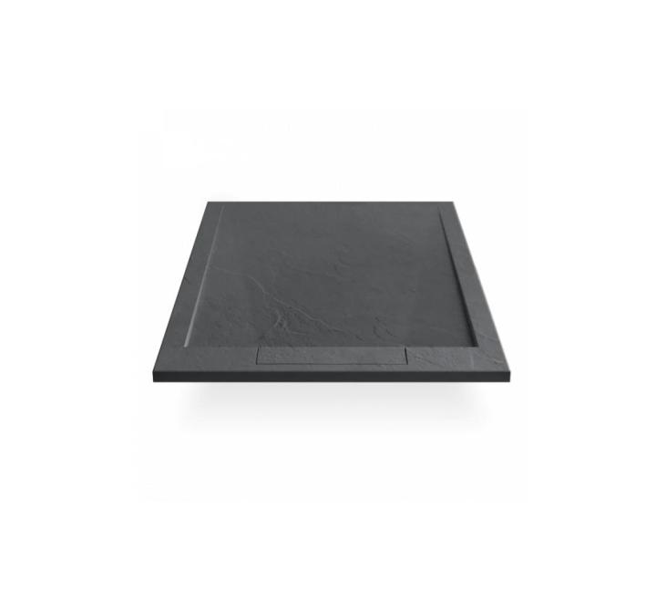 Cădiță de duș STONE 90x90 cm - Marmură Turnată, Antracit Mat