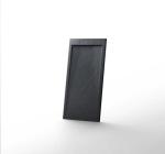 Cădiță de duș STONE 120x90 cm - Marmură Turnată, Negru Mat