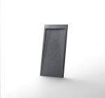 Cădiță de duș STONE 120x90 cm - Marmură Turnată, Antracit Mat