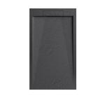 Cădiță de duș STONE 120x90 cm - Marmură Turnată, Antracit Mat