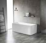 Cadă FLORIDA din acril, freestanding, de perete, 170x75cm - alb lucios
